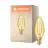 Ledvance Vintage 1906 LED E14 Kerze Gold 2.5W 220lm - 824 Extra Warmweiß | Ersatz für 25W