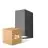 Lot 2x D'Lite Applique Murale Vrebos Noir Up & Down | IP54 - Convient Pour 2x GU10